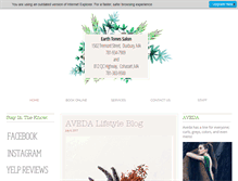 Tablet Screenshot of earthtonessalon.com